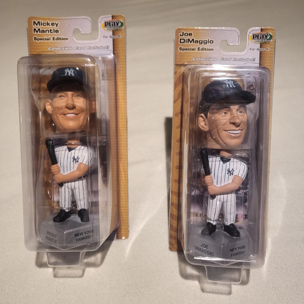 Mickey Mantle and Joe DiMaggio Bobbleheads: PlayMakers Special Edition